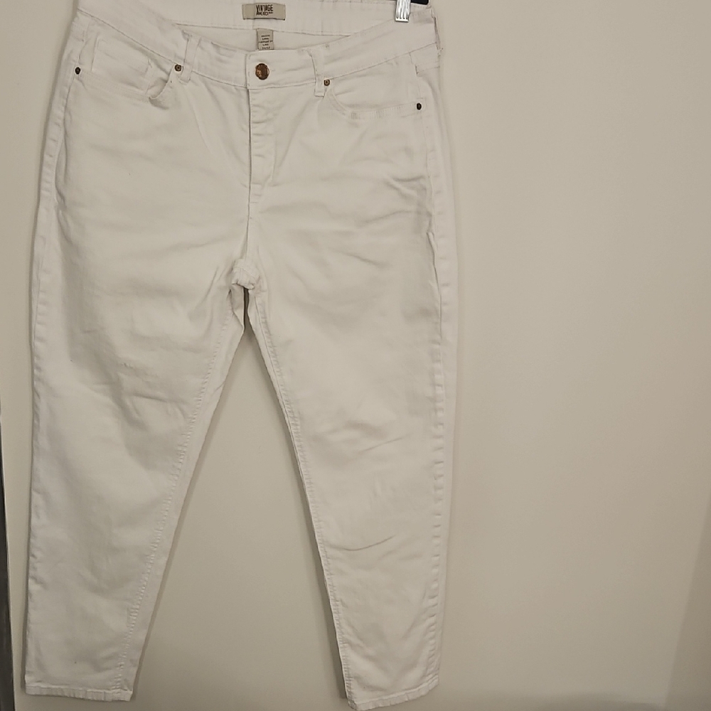Vintage America White Jeans